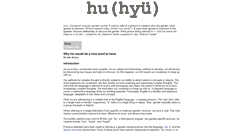 Desktop Screenshot of hupronoun.org