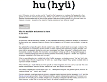 Tablet Screenshot of hupronoun.org